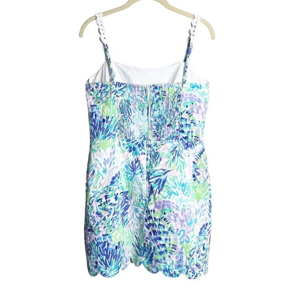 Lilly Pulitzer Jesse Romper in Multi Shell of a Party Size 8 - Picture 3 of 14